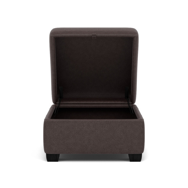 Orkney Storage Footstool - Storage footstool Fabric - BFA-BLJ-088 CHARCOAL GREY - image 1
