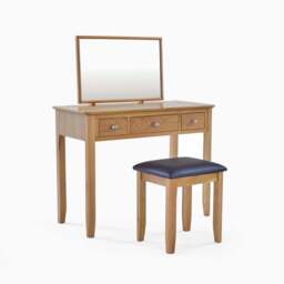 Bexley Dressing Table - Dressing Table Set Oak - thumbnail 3