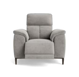 Loma Recliner Armchair - Power Recliner Chair USB Fabric - Power Recliner with USB - FAB-NTS - 11 DOVE - thumbnail 1