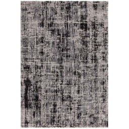 Karis Abstract Black Rug - Abstract Black   - 120cm x 170cm - thumbnail 1