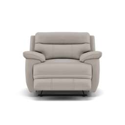 Tranquil Recliner Armchair - Power Recliner Chair Fabric - Power Recliner with USB - BFA-MAD-02 SILVER GREY - thumbnail 1