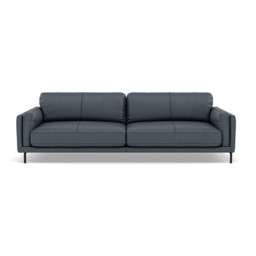 Morris 3 Seater Sofa - 2.5 Seater Sofa Cat 25 - NC-313E OCEAN BLUE - thumbnail 1