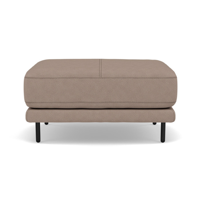 Morris Footstool - Rectangular Footstool Fabric - BFA-BLJ-946 SILVER GREY - image 1