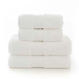 Bliss White Towel - Bliss Towel White - Bath - thumbnail 2