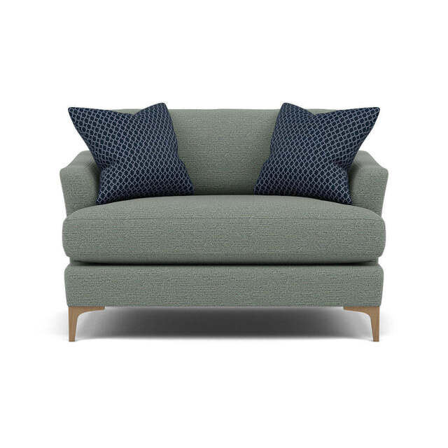 Tulip Loveseat - Cuddler Fabric - Pillow Pack 9 / Feet - Light - image 1