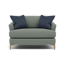 Tulip Loveseat - Cuddler Fabric - Pillow Pack 9 / Feet - Light - thumbnail 1