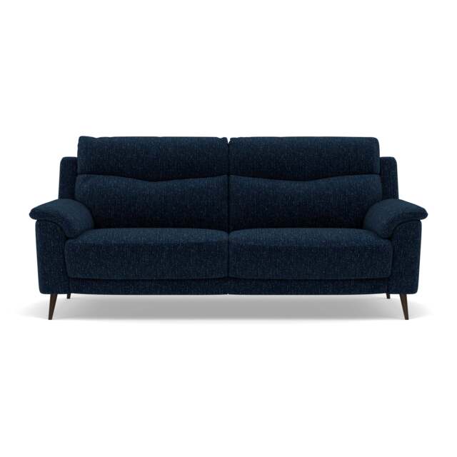 Revel 3 Seater Sofa - 2.5 Seater Sofa Fabric - FAB-LKV - 13 NAVY - image 1