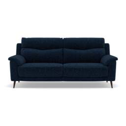 Revel 3 Seater Sofa - 2.5 Seater Sofa Fabric - FAB-LKV - 13 NAVY - thumbnail 1