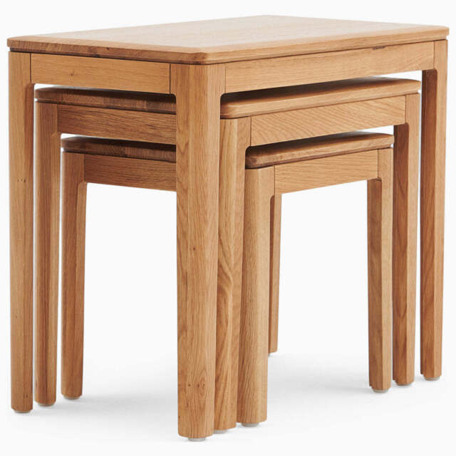 Dunmore Nest of Tables - Nest of Tables Oak - image 1