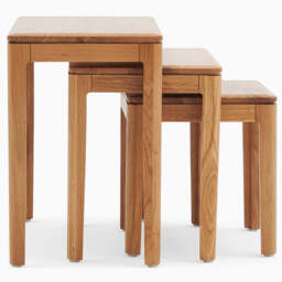 Dunmore Nest of Tables - Nest of Tables Oak - thumbnail 2