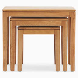 Dunmore Nest of Tables - Nest of Tables Oak - thumbnail 4