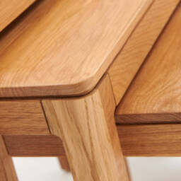 Dunmore Nest of Tables - Nest of Tables Oak - thumbnail 6