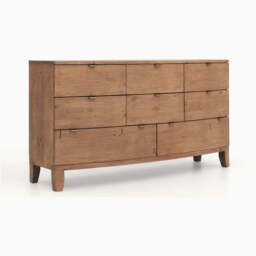 Lexington 8 Drawer Wide Chest - 8 Drawer Wide Chest Sundried Wheat - thumbnail 5