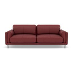 Morris 3 Seater Small Sofa - 2.5 Seater Sofa Compact Cat 25 - NC-854C RUSTIC RED - thumbnail 1