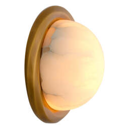 Eichholtz Vigo Wall Lamp Antique Brass And Alabaster - Wall Lamp Vigo - thumbnail 4