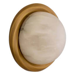 Eichholtz Vigo Wall Lamp Antique Brass And Alabaster - Wall Lamp Vigo - thumbnail 5