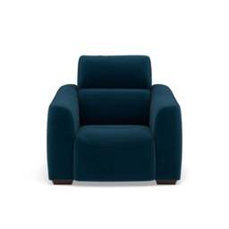 Beck Recliner Armchair - Power Recliner Chair Fabric - Power Recliner with USB - FAB-CAN-330 STEEL BLUE - thumbnail 1