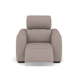 Beck Recliner Armchair - Power Recliner Chair Fabric - Power Recliner with USB - FAB-CAN-170 MUSHROOM - thumbnail 2