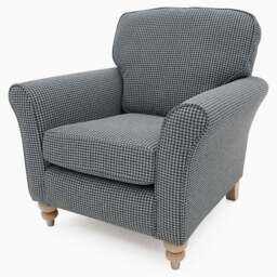 Prescot Accent Chair - Studio Accent Chair Grade A - 2698 : Oyster Cairo Chenille Plain - thumbnail 7