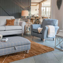 Prescot Accent Chair - Studio Accent Chair Grade A - 2698 : Oyster Cairo Chenille Plain - thumbnail 2