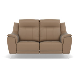 Nicoletti Carmen 2 Seater Sofa - 2 Seater Sofa CB - Feet: Shiny Metal / Torello PS 312 Taupe - thumbnail 1