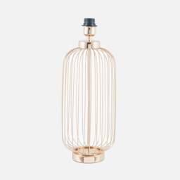 French Gold Metal Wire Tall Table Lamp Base - DHD ONLY French Gold Metal Wire Tall Table Lamp Base (BASE2) - thumbnail 2