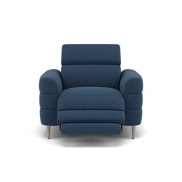 Hoy Recliner Armchair - Chair W/ Power Recliner W/ Manual Headrest Fabric - Power with Manual Headrest - KB-1290-UK Amigo Navy - thumbnail 1