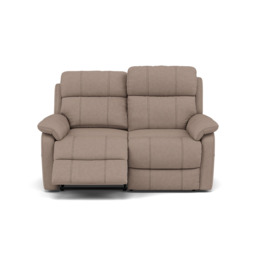 Fara 2 Seater Recliner Sofa - 2 Seater with 2 Power Recliners Fabric - Power Recliner with USB - BFA-BLJ-946 SILVER GREY - thumbnail 1