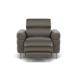 Hoy Recliner Armchair - Chair W/ Power Recliner W/ Power Headrest Cat NL/O - Power with Power Headrest & USB - NL5101 New York Anthkacite Grey
