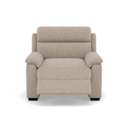Eldon Recliner Armchair - Power Recliner Chair  Fabric - Power Recliner with USB - FAB-MIL-120 MINK - thumbnail 1