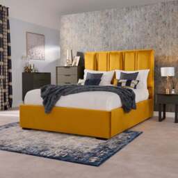 Highgrove Tate Ottoman Divan Bed - Ottoman Bedframe 150 x 200cm - King - Designer Onyx - thumbnail 2