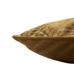 Cheetah Forest Feather Gold Cushion - Cheetah Forest Feather Cushion Gold 30X50CM - thumbnail 2