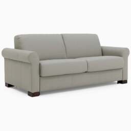 Nicoletti Carlotta 3 Seater Sofa Bed with Curved Arms - 2.5 Sofabed with Arms Rondo CB - Torello Taupe 312 - thumbnail 4
