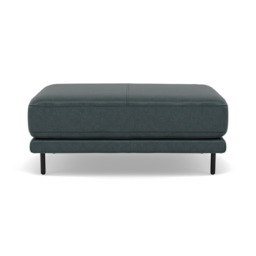 Morris Large Footstool - Rectangular footstool A Fabric - BFA-BLJ-2047 LAKE GREEN - thumbnail 1
