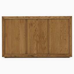 Sunnie Sideboard - 3 Door Sideboard Brushed Oak / Hesse Dark Oil - thumbnail 1