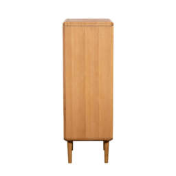 G Plan Winchester 5 Drawer Tall Chest - 5 Drawer Tall Chest With Mirror Light Oak - thumbnail 8