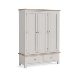 Elmstead Grey Triple Wardrobe - Triple Wardrobe Stone Grey - thumbnail 2
