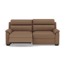 Eldon 3 Seater Power Recliner - 2.5 Seater Sofa 2 Power Recliners CAT20S - Power Recliner Power Footrest Headrest & USB - NWS-586E FAWN