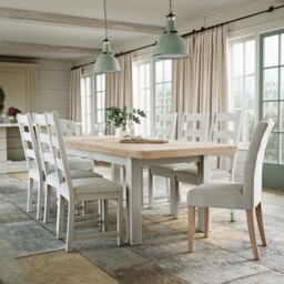 Salford Small Extending Dining Table - Small Extending Dining Table Stone Grey - thumbnail 2