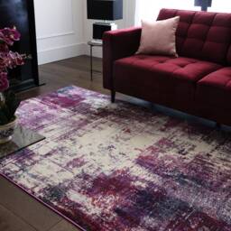 Kiana Magenta Rug - CO08 Magenta - 160cm x 230cm - thumbnail 2