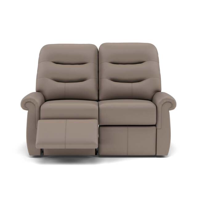 G Plan Holmes 2 Seater Recliner Sofa - 2 Seater Recliner Sofa (Left) Grade H - Left Hand Recliner - H001 Oxford Mushroom - image 1
