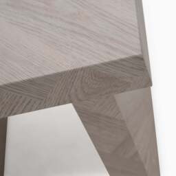 Coastal Side Table - End Table Herringbone Light Finish on MDF - thumbnail 5