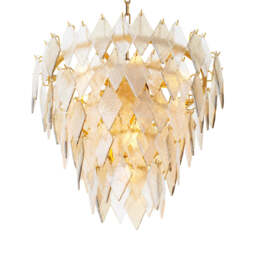 Eichholtz Rhombus S Chandelier Antique Brass Finish  - Chandelier Rhombus S - thumbnail 3