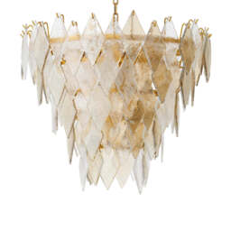 Eichholtz Rhombus S Chandelier Antique Brass Finish  - Chandelier Rhombus S - thumbnail 2