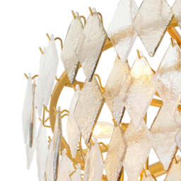 Eichholtz Rhombus S Chandelier Antique Brass Finish  - Chandelier Rhombus S - thumbnail 5