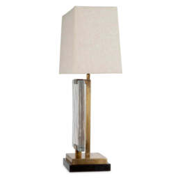 Eichholtz James Table Lamp Vintage Brass Black Granite Base - Table Lamp James - thumbnail 5