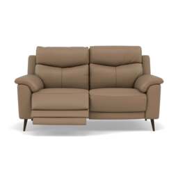 Revel 2 Seater Recliner Sofa - 2 Seater Sofa with 2 Power Recliners Cat 20S - Power Recliner with USB - NWS-513E PINE BARK - thumbnail 1