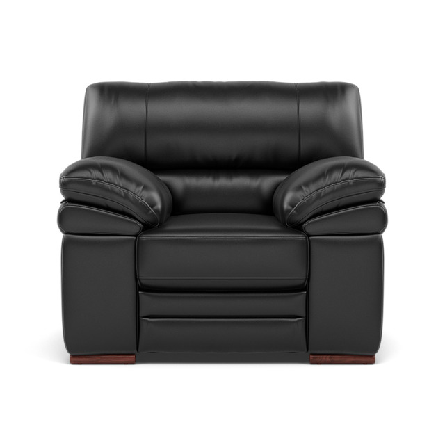 Gino Armchair - Armchair Cat 55 - Cat-55/72 New Club Dark Grey / Wooden Feet - image 1