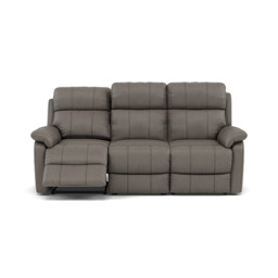Fara 3 Seater Recliner Sofa - 3 Seater with 2 Power Recliners Cat 25S - Power Recliner with USB - NCS-232E  GRANITE - thumbnail 1