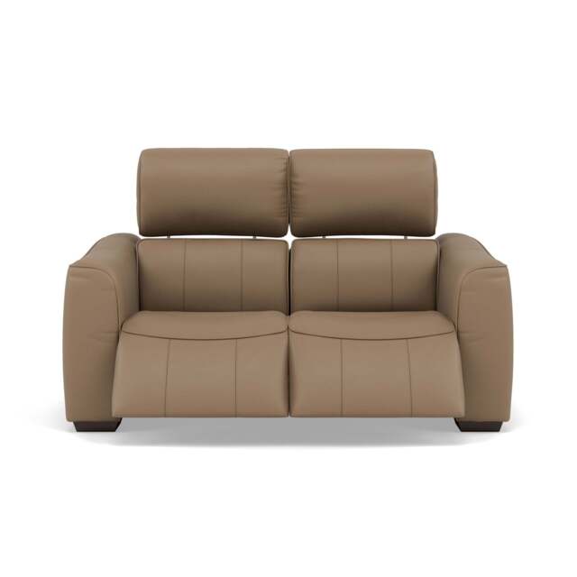 Beck 2 Seater Recliner Sofa - 2 Seater Sofa with 2 Power Recliners Cat 20S - Power Recliner with USB - NWS-513E PINE BARK - image 1